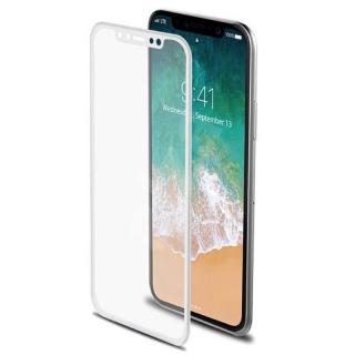 Roybens 3D - Ochranné tvrdené sklo pre Apple iPhone X/XS  + darček sklo na zadnú časť zadarmo (priehľadné) Farba: Biela (iPhone X,XS)