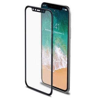 Roybens 3D - Ochranné tvrdené sklo pre Apple iPhone X/XS  + darček sklo na zadnú časť zadarmo (priehľadné) Farba: Čierna (iPhone X,XS)