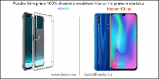 Silikónové Púzdro Luxria Clear Absorb pre Honor - Priehľadné Honor: 10 Lite