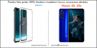 Silikónové Púzdro Luxria Clear Absorb pre Honor - Priehľadné Honor: 20 | 20s