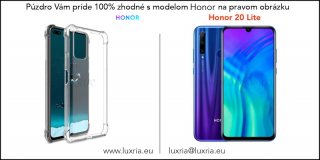 Silikónové Púzdro Luxria Clear Absorb pre Honor - Priehľadné Honor: 20 Lite | 20i