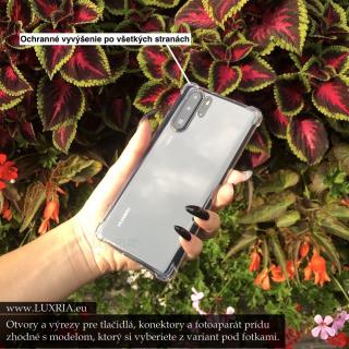 Silikónové Púzdro Luxria Clear Absorb pre Huawei - Priehľadné pre Huawei: P20 Pro