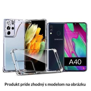 Silikónové Púzdro Luxria Clear Absorb pre Samsung - Priehľadné Samsung: Galaxy M20