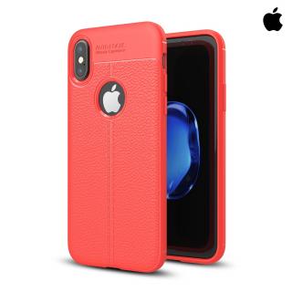 Silikónové Púzdro Roybens Litchi pre iPhone - Červené Iphone: 6s Plus, 6 Plus