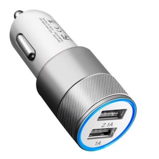 Silver Car USB - Duálny USB adaptér do auta