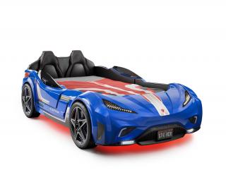 Detská posteľ auto 100x190 GTE modrá