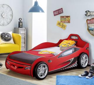 Detská posteľ auto 90x190 cm Coupe červená