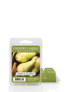 COUNTRY CANDLE Anjou & Allspice vonný vosk (64 g)