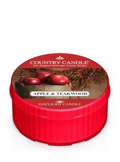 COUNTRY CANDLE Apple & Teakwood vonná sviečka (35 g)