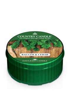 COUNTRY CANDLE Balsam & Cedar vonná sviečka (35 g)