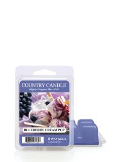 Country Candle  Blueberry Cream Pop vonný vosk (64 g)