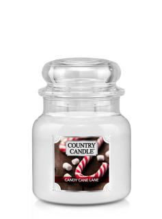 Country Candle Candy Cane Lane vonná sviečka stredná 2-knôtová (453 g)