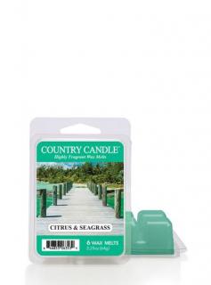 COUNTRY CANDLE Citrus & Seagrass vonný vosk (64 g)
