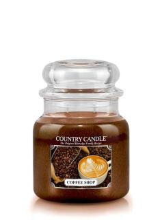 COUNTRY CANDLE Coffee Shop vonná sviečka stredná 2-knôtová (453 g)