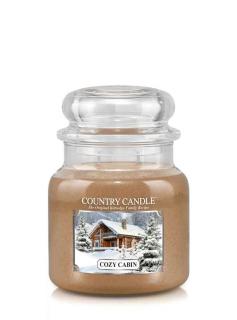 COUNTRY CANDLE Cozy Cabin vonná sviečka stredná 2-knôtová (453 g)