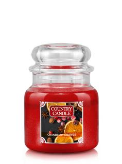 Country Candle Cranberry Orange vonná sviečka stredná 2-knôtová (453 g)