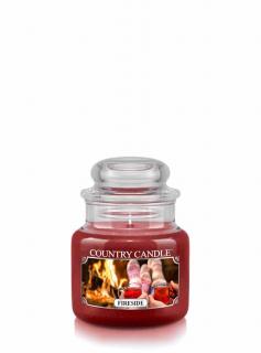 COUNTRY CANDLE Fireside vonná sviečka mini 1-knôtová (104 g)