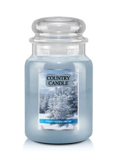 COUNTRY CANDLE Fresh Aspen Snow vonná sviečka veľká 2-knôtová (652 g)