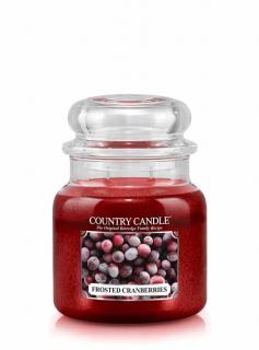 COUNTRY CANDLE Frosted Cranberries vonná sviečka stredná 2-knôtová (453 g)