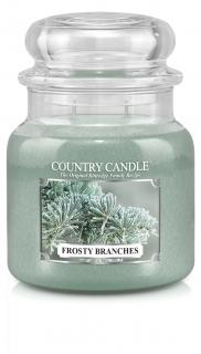 COUNTRY CANDLE Frosty Branches vonná sviečka stredná 2-knôtová (453 g)