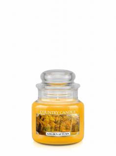 COUNTRY CANDLE Golden Autumn vonná sviečka mini 1-knôtová (104 g)