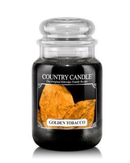 COUNTRY CANDLE Golden Tobacco vonná sviečka veľká 2-knôtová (652 g)
