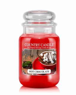Country Candle Hot Chocolate vonná sviečka veľká 2-knôtová (652 g)