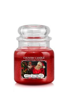 COUNTRY CANDLE Jingle All The Way vonná sviečka stredná 2-knôtová (453 g)