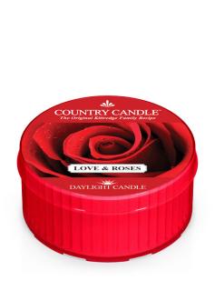 COUNTRY CANDLE Love & Roses vonná sviečka (35 g)