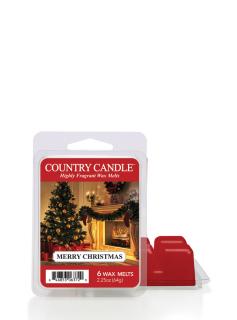Country Candle Merry Christmas vonný vosk (64 g)