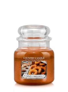 Country Candle Pumpkin Cider Donut vonná sviečka stredná 2-knôtová (453 g)