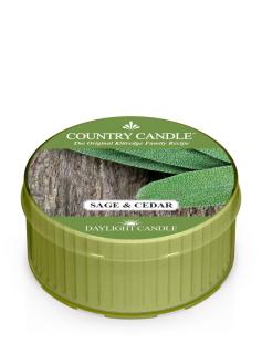 COUNTRY CANDLE Sage & Cedar vonná sviečka (35 g)