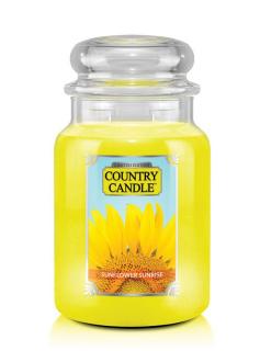COUNTRY CANDLE Sunflower Sunrise vonná sviečka veľká 2-knôtová (652 g)
