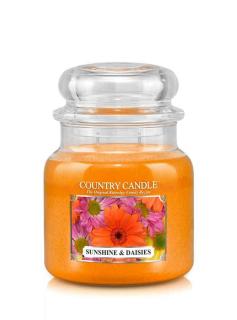 COUNTRY CANDLE Sunshine & Daisies vonná sviečka stredná 2-knôtová (453 g)