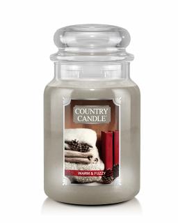 COUNTRY CANDLE Warm & Fuzzy  vonná sviečka veľká 2-knôtová (652 g)