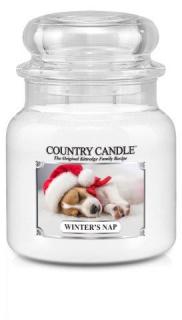 COUNTRY CANDLE Winter's Nap vonná sviečka stredná 2-knôtová (453 g)