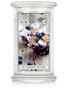 Kringle Candle BLUEBERRY MUFFIN vonná sviečka veľká 2-knôtová (624 g) ZAFARBENÝ VOSK