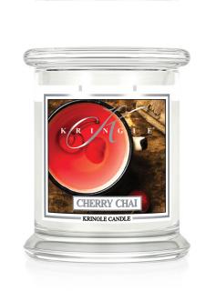Kringle Candle Cherry Chai vonná sviečka stredná 2-knôtová (411 g)