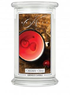 Kringle Candle Cherry Chai vonná sviečka veľká 2-knôtová (624 g)