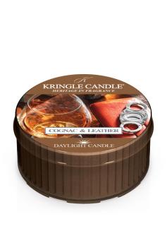 Kringle Candle Cognac & Leather vonná sviečka (42 g)