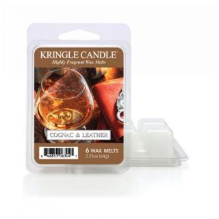 Kringle Candle Cognac & Leather vonný vosk (64 g)