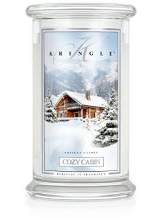 Kringle Candle COZY CABIN vonná sviečka veľká 2-knôtová (624 g)