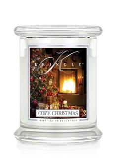 Kringle Candle COZY CHRISTMAS vonná sviečka stredná 2-knôtová (411 g)