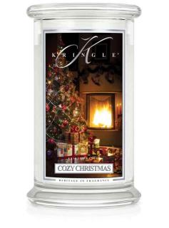 Kringle Candle COZY CHRISTMAS vonná sviečka veľká 2-knôtová (624 g)
