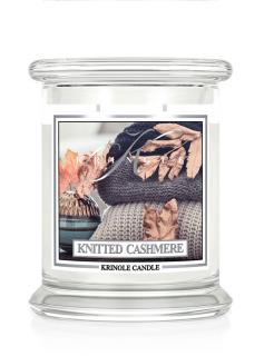 Kringle Candle Knitted Cashmere vonná sviečka stredná 2-knôtová (411 g)