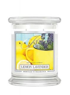 Kringle Candle Lemon Lavender vonná sviečka stredná 2-knôtová (411 g)