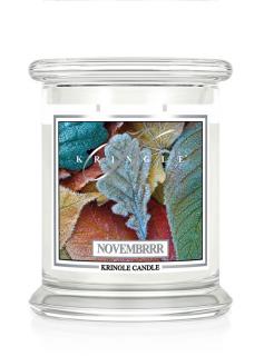 Kringle Candle Novembrrr vonná sviečka stredná 2-knôtová (411 g)