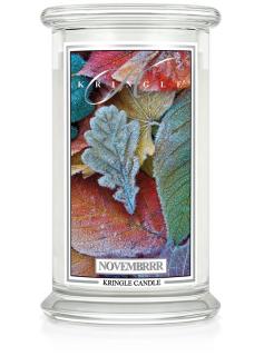 Kringle Candle Novembrrr vonná sviečka veľká 2-knôtová (624 g)