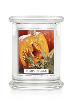 Kringle Candle Pumpkin Sage vonná sviečka stredná 2-knôtová (411 g)