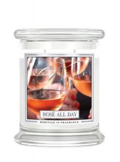 Kringle Candle Rose All Day vonná sviečka stredná 2-knôtová (411 g)